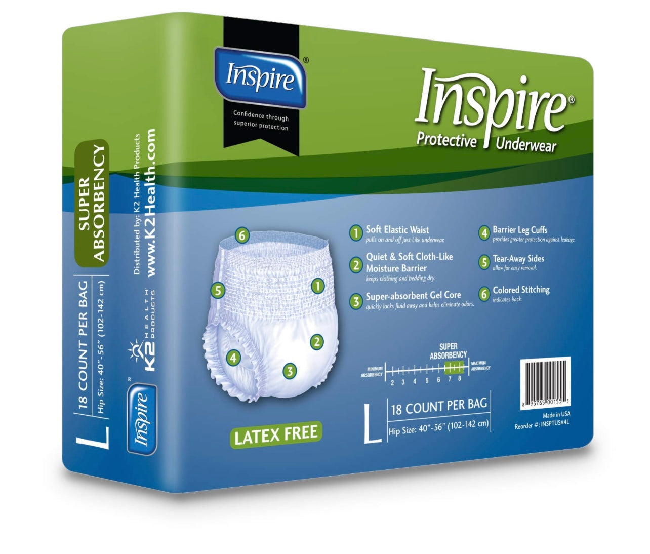 Adult Diapers Incontinence Underwear for Women – Comfortable, Absorbent Adult Diapers for Daily Protection( pack of 2)