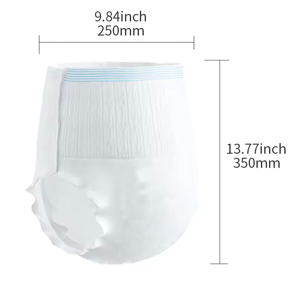 Best Adult Diaper Pants for Women & Men – M Size Ultra-Thin Breathable Adult Diapers, Highly Absorbent Incontinence Care, 30 Pieces