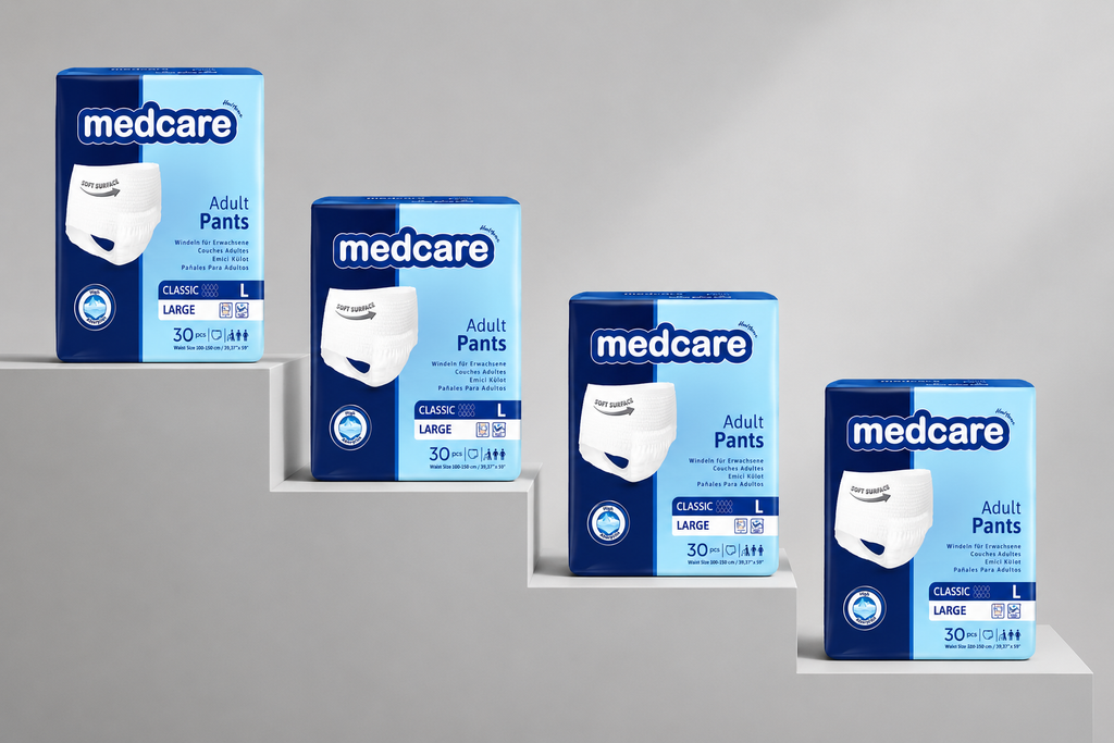Premium Adult Diapers & Incontinence Care | Medcare Adult Pants UK