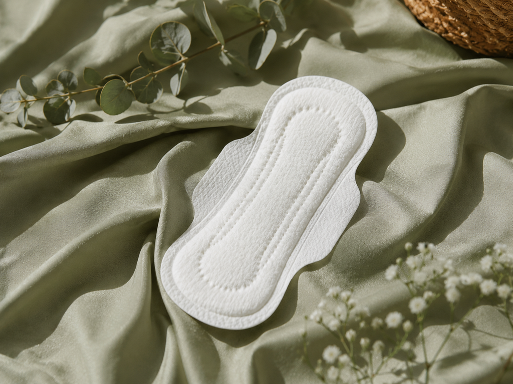 Bamboo Cotton Pads for Women – 100% Cotton Pads, Organic Cotton Pads, Bamboo Sanitary Pads, Cotton Menstrual Pads for Sensitive Skin, Organic Cotton Sanitary Pads, Medium Flow, Heavy Flow & Maxi Overnight