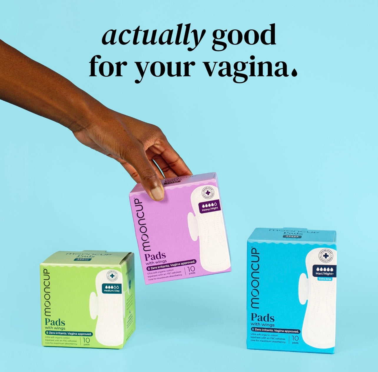 Pads for Women – Sanitary Pads with Wings, Period Pads for Day & Night Protection, Soft & Comfortable Feminine Hygiene Pads