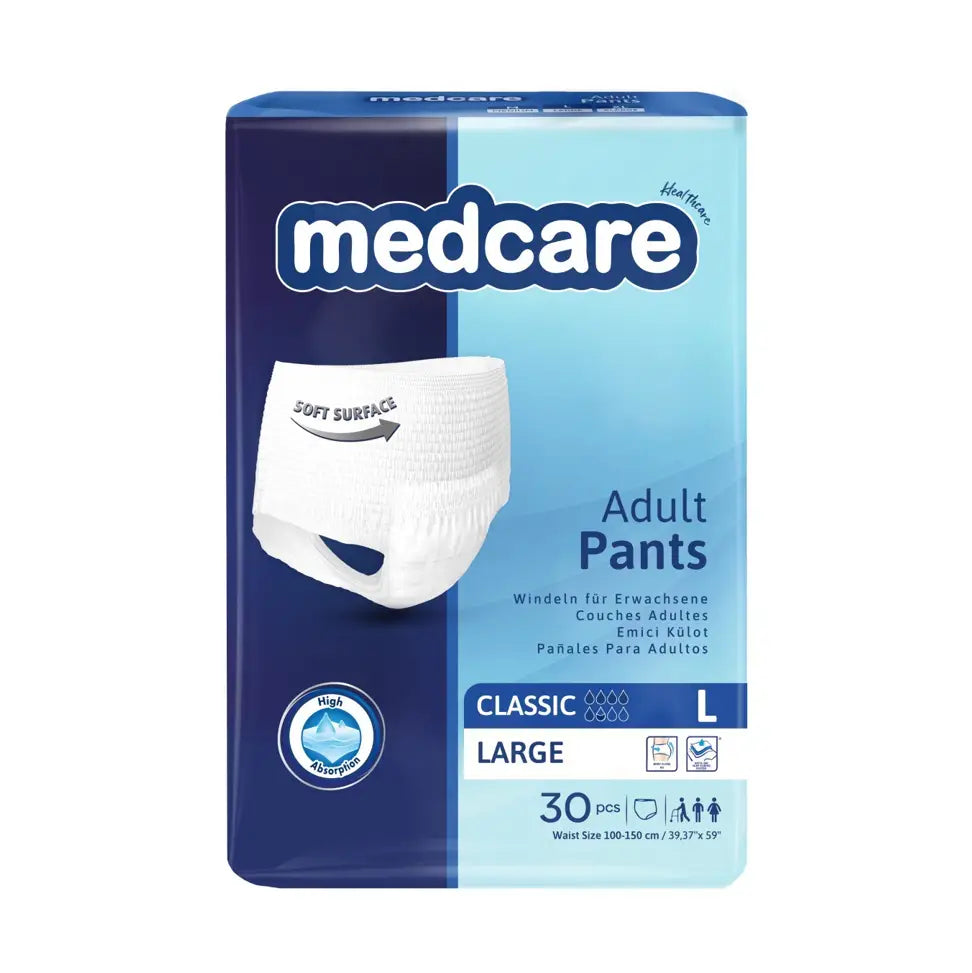 Premium Adult Diapers & Incontinence Care | Medcare Adult Pants UK